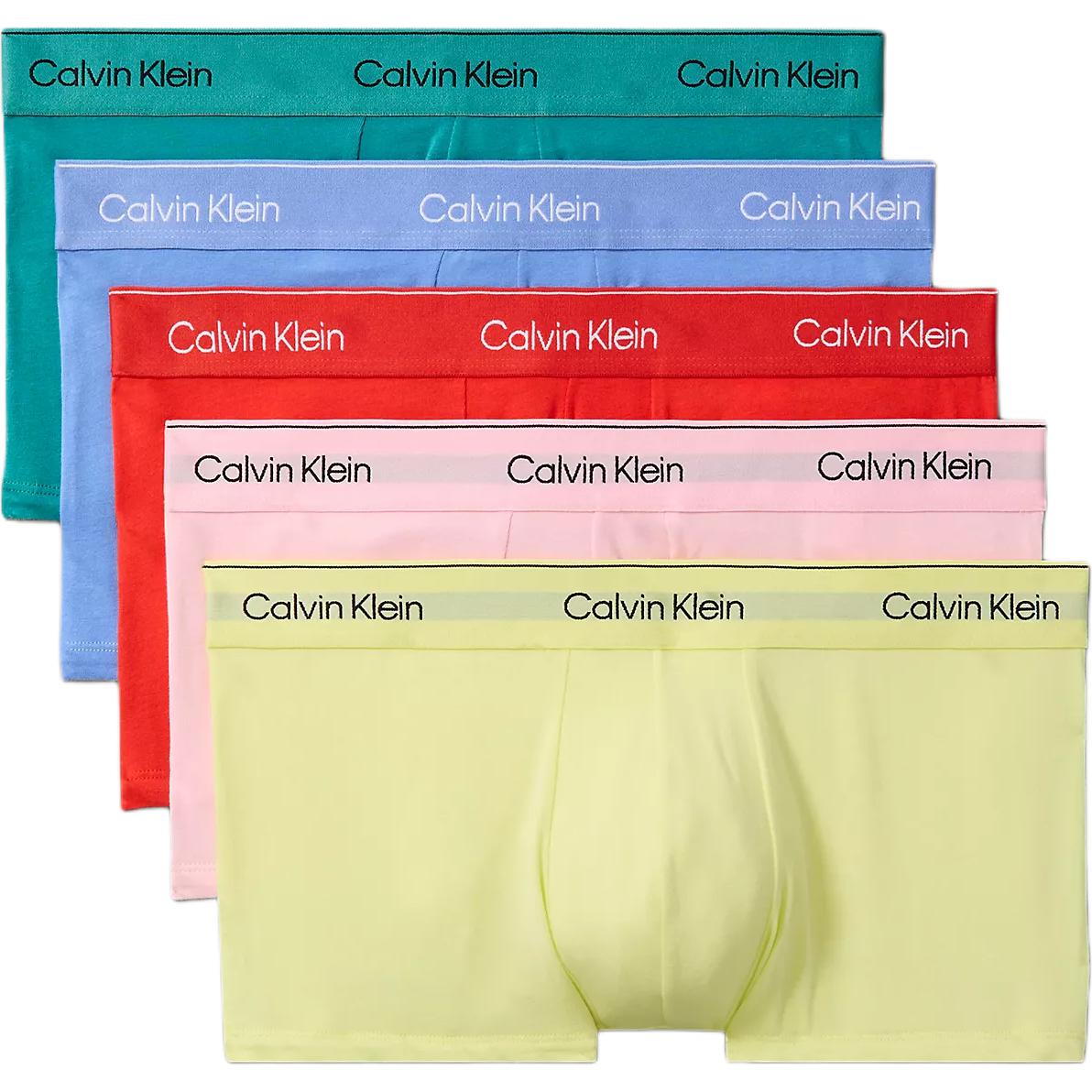 

Calvin Klein Mid-Rise Boxer Briefs Comfortable Underwear 5-Pack Men underwear NB4230-VST M