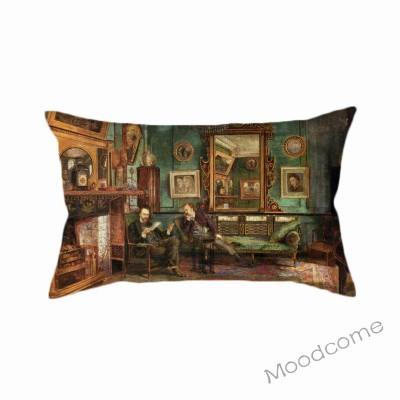 Uk British Artist Dante Gabriel Rossetti World Famous Oil Painting European Beauty Princess Sofa Pillow Case Linen Cushion Cover