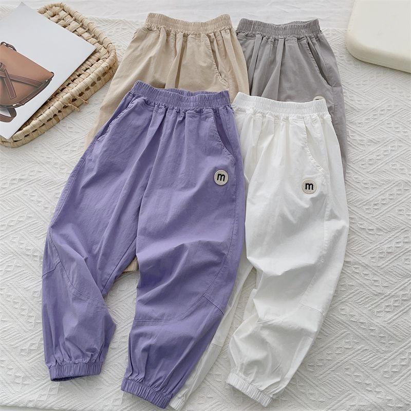Pants Children's Clothing Mosquito Repellent Pants Summer Pants Boys' and Girls' Long Pants Casual Baby Slim Fit