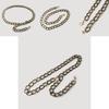 Ladies Double Chain Metal Waist Belt With Gold Finish For Summer And Winter Outfits