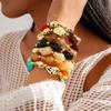 Ethnic Style Acrylic Irregular Geometric Beaded Bracelet Retro Bracelet Jewelry