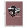 Classic Square Body Truck Squarebody Throw Blanket Cute Decorative Beds Weighted Heavy Blankets