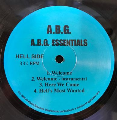 12inch Record A.B.G. - A.b.g. Essentials NONE NOT ON LABEL 2006 US Rap & Hip-Hop/R&B Used