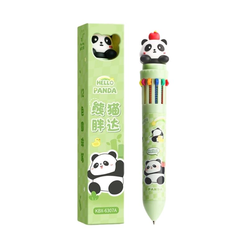 

Многоцветная ручка 10-в-1 выдвижная шариковая ручка мультяшная шариковая ручка школьные офисные принадлежности для письма рисования