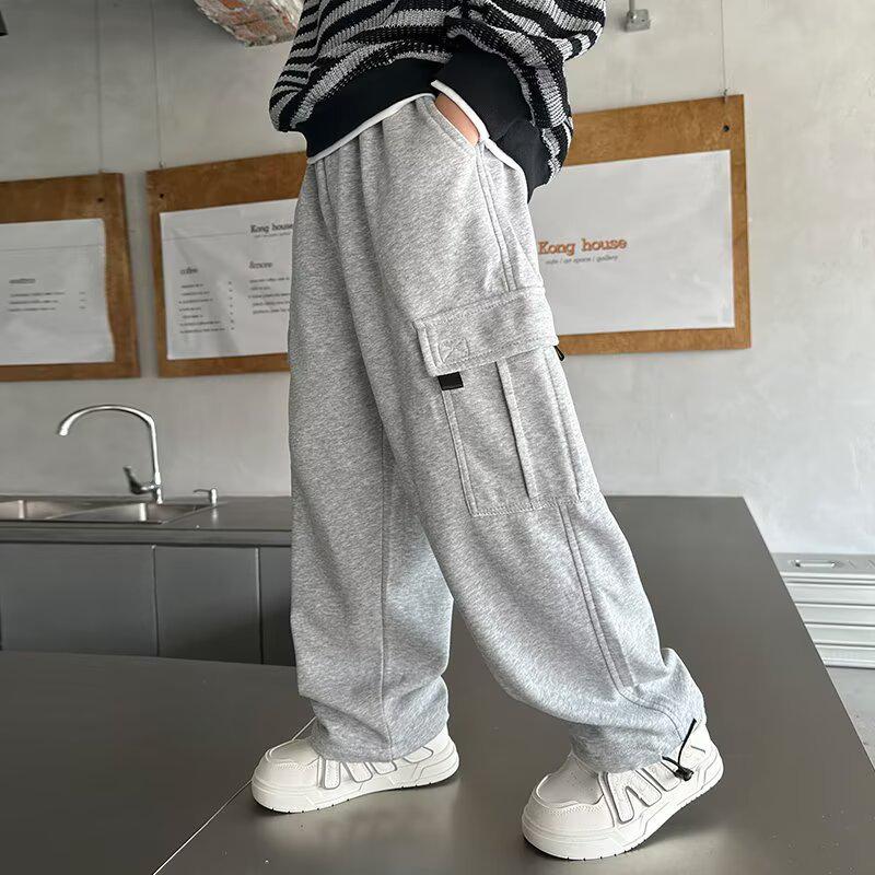 

Boys Cargo Fleece Pants - Cool Spring & Autumn 2025 Collection 170cm