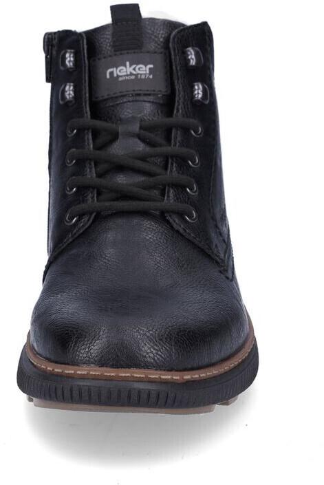 Ботинки Rieker B3342 на шнуровке широкие черные