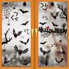 Halloween Decoration Spider Static Glass Sticker Halloween Window Scene Arrangement Bat Window Sticker