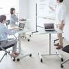 Adjustable Bedside Laptop Table With Wheels Foldable Mobile Computer Desk Small Table Study Desk Simple Lazy Wood Bed Side Table Sofa Side Table