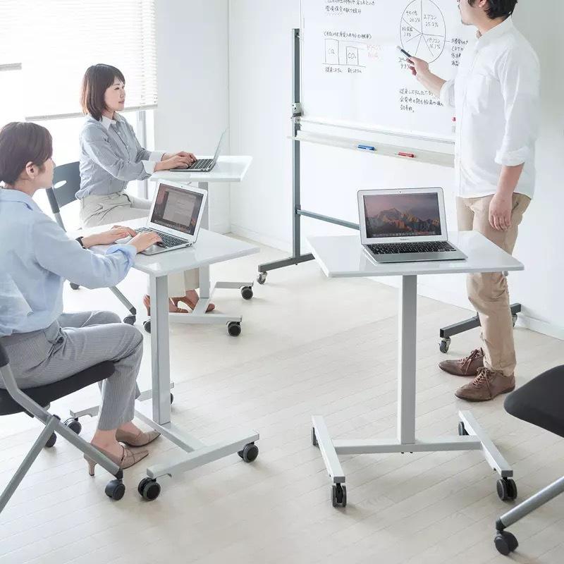 Adjustable Bedside Laptop Table With Wheels Foldable Mobile Computer Desk Small Table Study Desk Simple Lazy Wood Bed Side Table Sofa Side Table