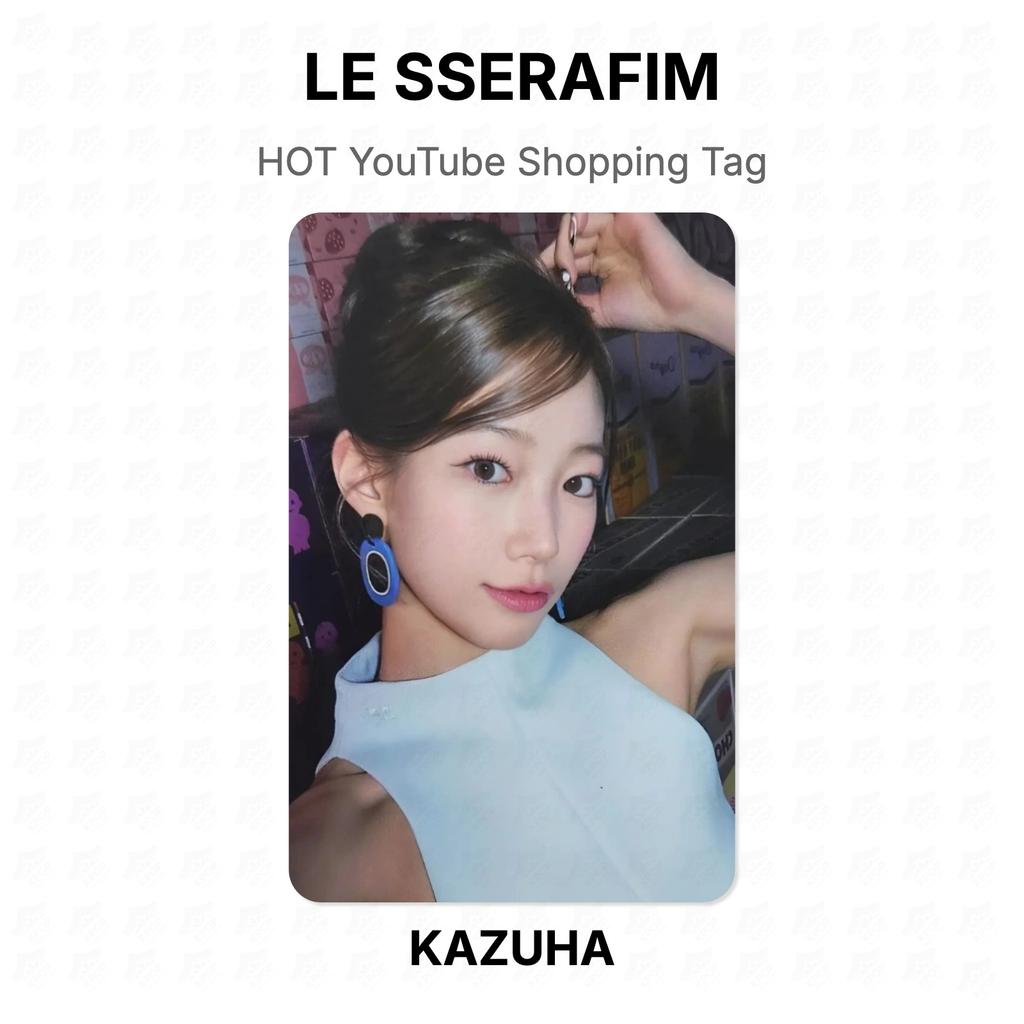 LE SSERAFIM HOT YouTube Shopping Tag Official Photocard