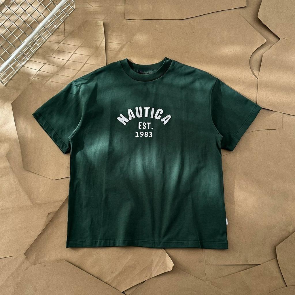 The New Summer Trend Brand NAUTICAT From Japan and South Korea Is A Short-sleeved Printed Cotton T-shirt for Men and Women