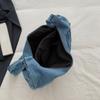 Crossbody Bag Large Capacity Denim Bag Women's Retro Shoulder Bag