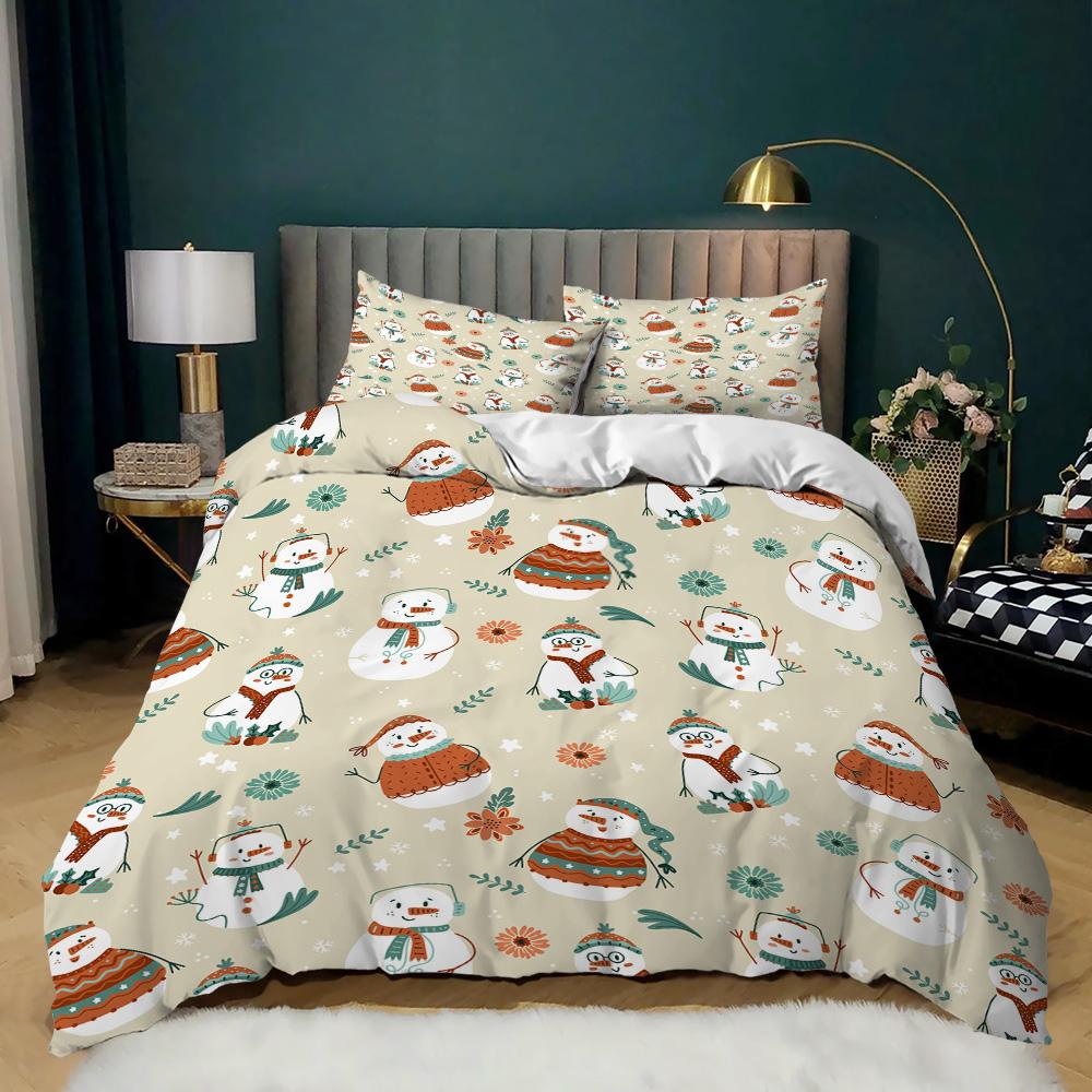 Christmas Duvet Cover Sock On The Palm Tree On Tropical Sandy Beach Island Maldives Design Decorative Blue Red Holidays Gifts