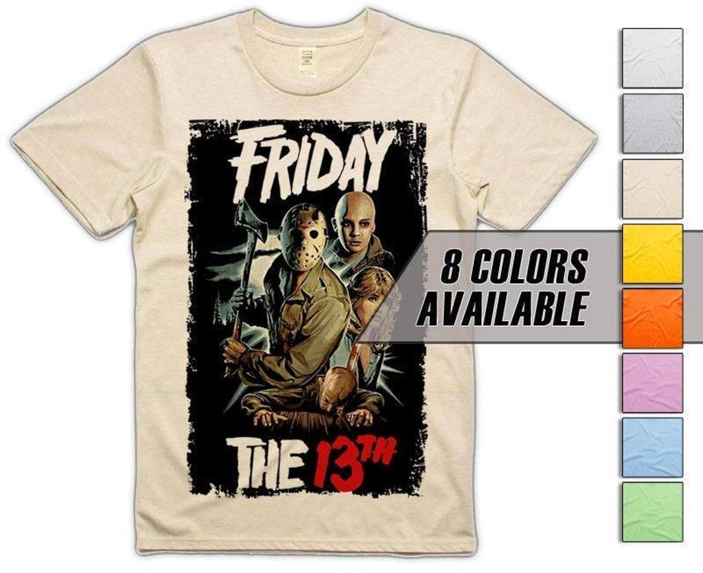 Friday the 13th V14 Men's T-Shirt All Sizes S-5XL 8 Colors Available