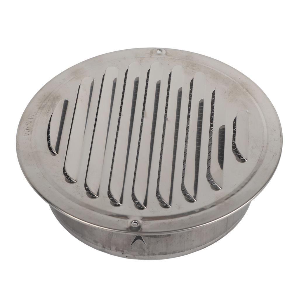 Air Ventilation Cover 304 Stainless Steel Round Exhaust Duct Grill Cap for Kitchen and Bathroom