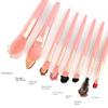 Neues 8-teiliges Make-up-Pinselset Make-up Concealer Pinsel Rouge Pinsel Pinsel für losen Puder Lidschatten Highlighter Foundation Pinsel Beauty-Tools