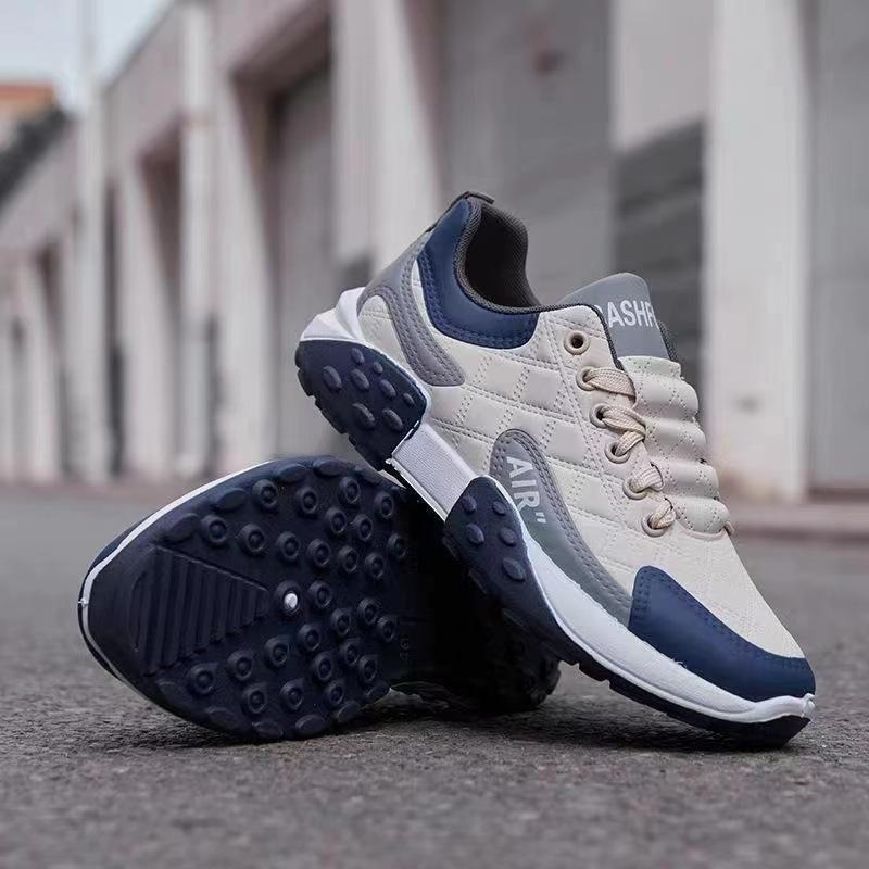 New autumn platform dad shoes men's shoes Korean version comfortable Forrest Gump shoes low-top flat-bottomed trendy shoes sports board shoes