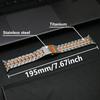 Luxury Case+Strap For Apple Watch Series10 46mm Titanium Metal Bracelet Hard Frame Protect Cover For Iwatch Ultra 2/1 49mm 44mm 45mm Band