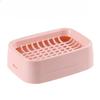 Grid Soap Box Handmade Soap Double-layer Drip-drying Wall-mounted Storage Rack Laundry Soap Soap Box Storage