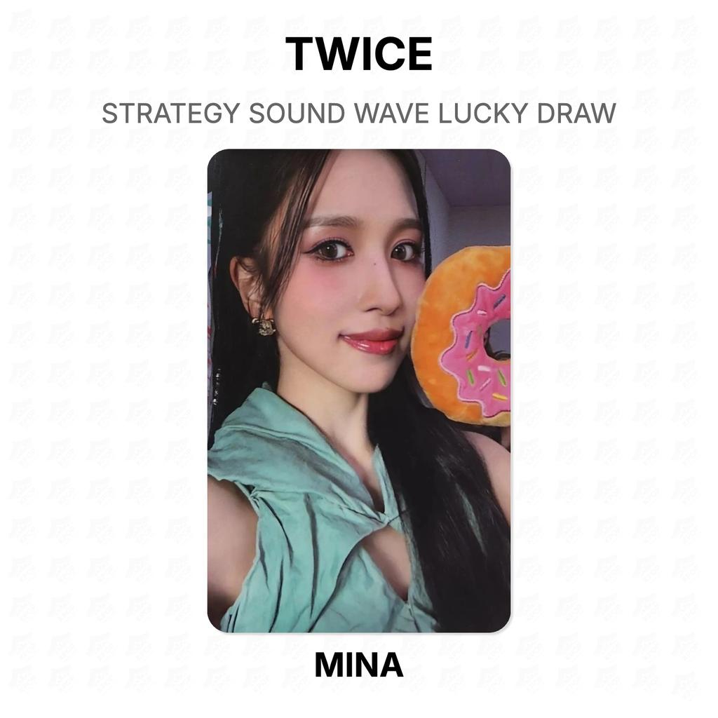 Twice STRATEGY ONDA SONORA SORTEIO OFICIAL Fotocarteira Oficial