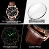 Luxury Sports Watch For Men Waterproof Luminous Date Chronograph Man Wristwatch Leather Quartz Men's Watches