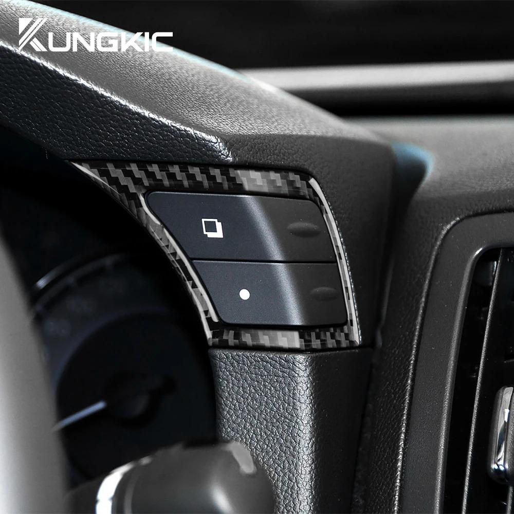 Real Soft Carbon Fiber For Infiniti G25 2010-2013 G35 2007 2008 G37 2008-2011 2012 2013 Car Cruise Control Button Trim Sticker