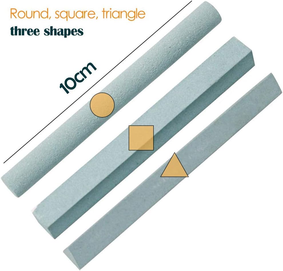 

3 PCS Carving Knife Sharpening Stone Sand Bar Sharpener Chisel Millstone Small Strip Whetstone Woodworking Knife Grinding Tools 10cm