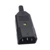 Pacote de 5 peças Conectores de Tomada de Alimentação IEC 320 C14 Macho/C13 Fêmea Adaptador Inline Plug para Eletrodomésticos e Eletrodomésticos de Escritório