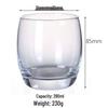 Transparent Tempered Glass Hotel Rinse Cup