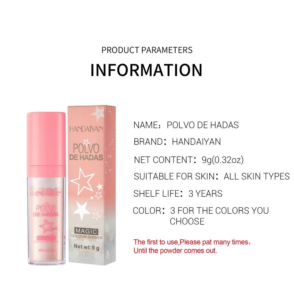 HANDAIYAN Iluminadores de Hada, Iluminadores para Todo el Cuerpo, Rubor Iluminador Natural Tridimensional de Corrección