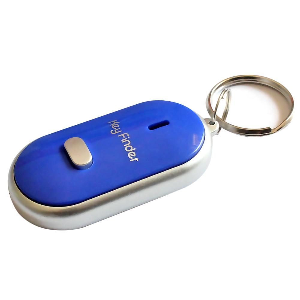 

Mini Anti-lost Whistle Key Finder Мигающий звуковой сигнал Пульт дистанционного управления Детская сумка для ключей Локаторы кошелька синий