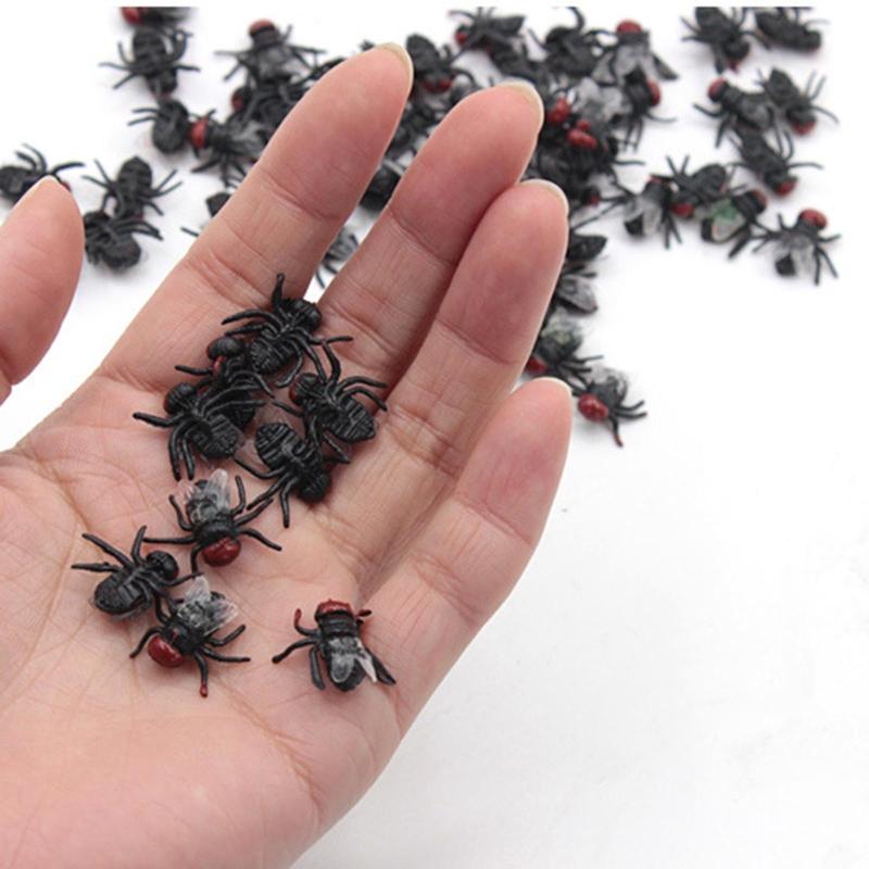 10 Pieces Prank Fake Roaches Look Real Plastic Trick Joke Toys Scary Insects Realistic Bugs Gifts Novelty Cockroach