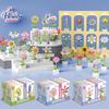 Kids' Educational Interlocking Building Blocks - Flower Potted Plant (Rose & Epiphyllum) Compatible with Top Building Block Models