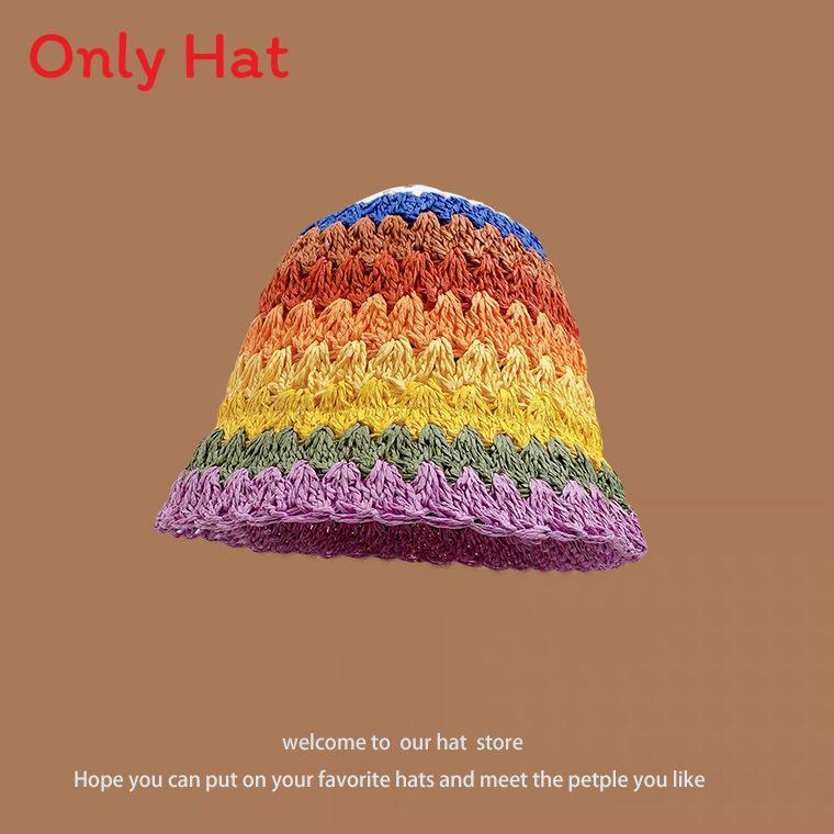 Chapeau de paille d'été à larges bords pour la protection solaire et l'amincissement du visage sans effort