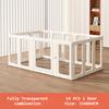 Transparent Dog Playpen Safety Puppy Dogs Fence Accessories Dogs Pet Barrier Enclosure Indoor Pets Bed Baby Playpens Supplies