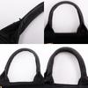 Prada Kanapa GM Handbag B1872O Bijou Studs Tote Bag NERO Black Canvas Women Used