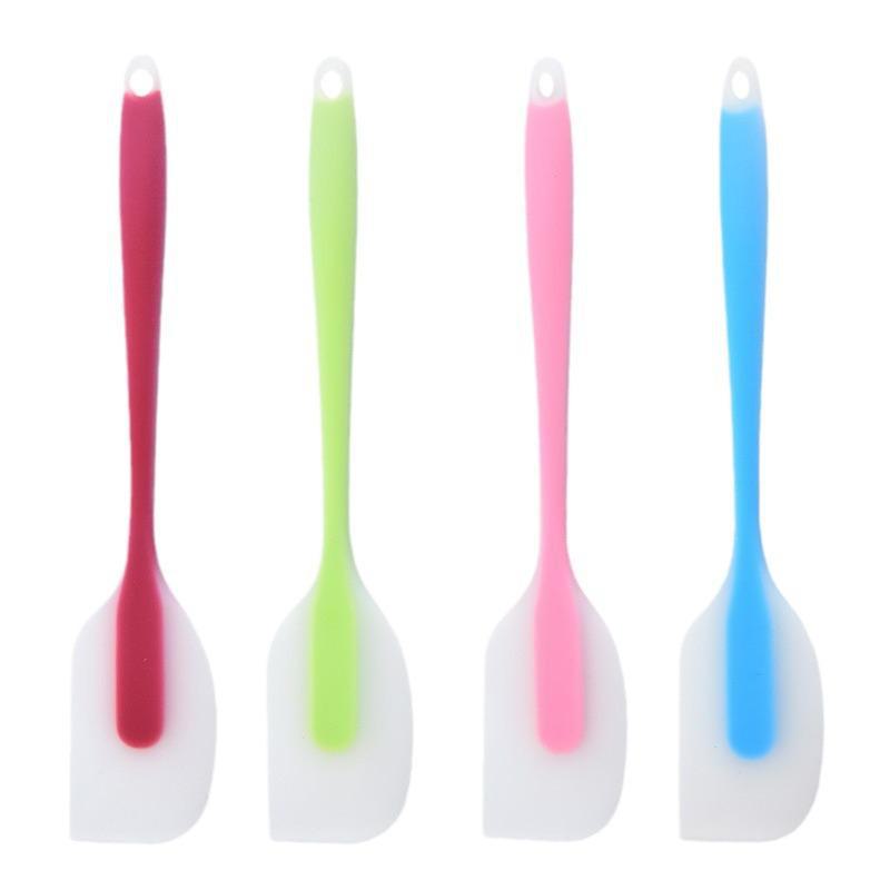Silicone Scraper Baking Tool: Semi-Transparent Cake, Cream, and Jam Spatula