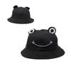 New Breathable Frog Bucket Hats Parent-Unisex with Big Eyes Sun Shading Caps Foldable Fishing Caps Summer Outdoor