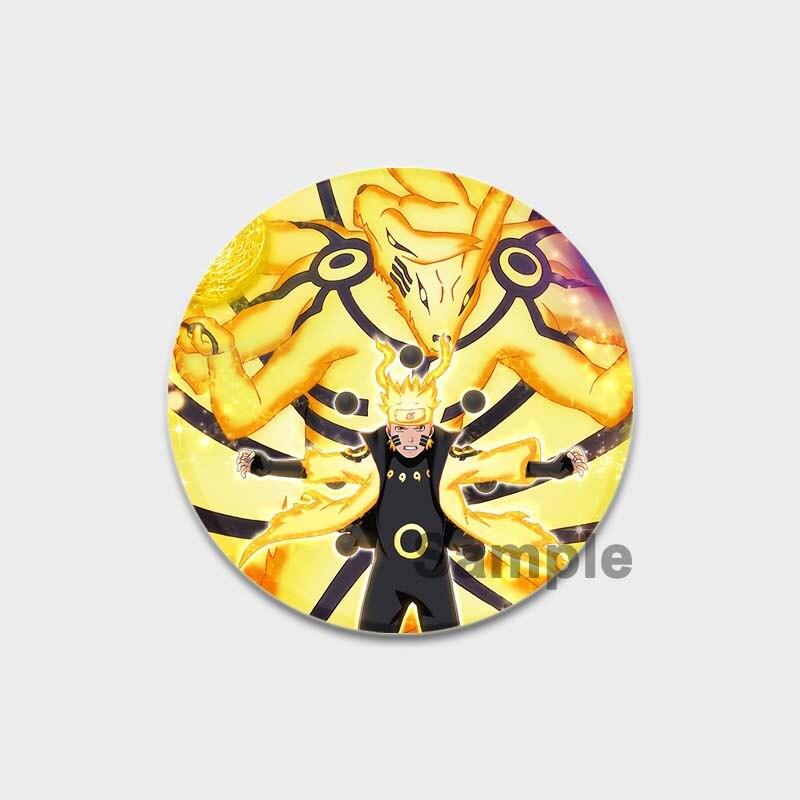 58MM 58mm Anime Figur Pins Cosplay Tegneserie Blikkmerker Manga Perifer mote Smykker Tilbehør Vifter Gaver Klesveske Dekor