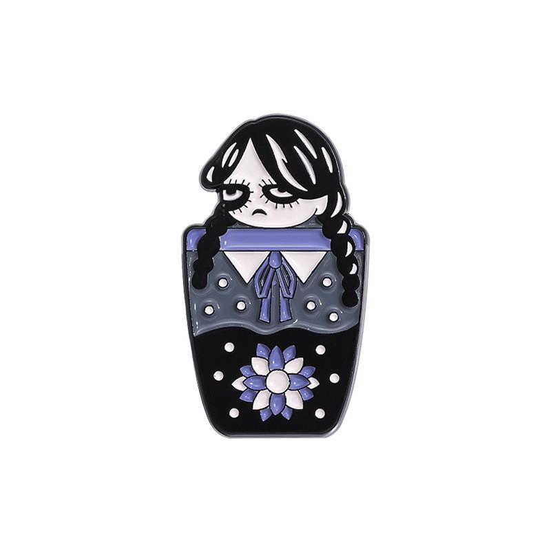 

Alloy Eyecatching Cartoon Character Pins With A Dark Theme For Fashion Forward Individuals QHXZ266