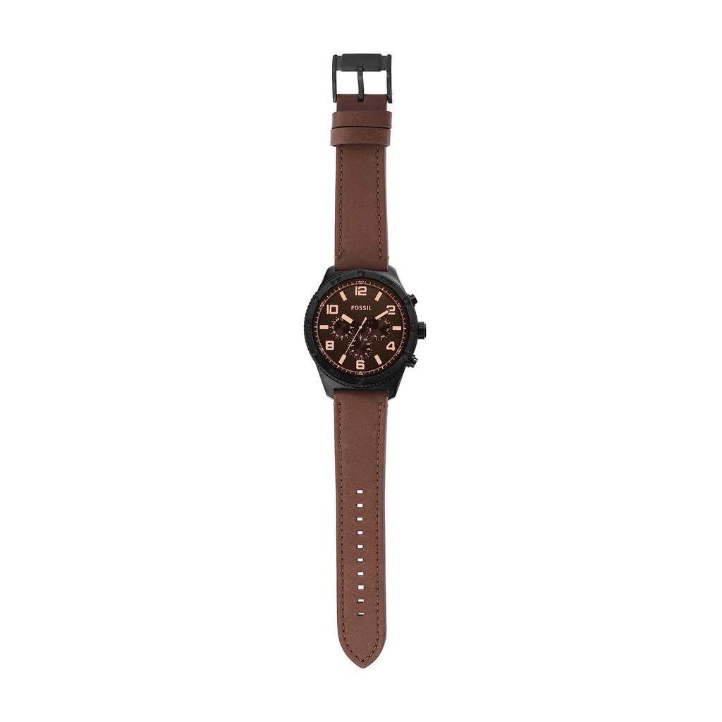 BROX Multifunction Brown Leather Watch