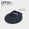 Foldable Seamless Visor Cap Sun Protection Summer Sun Hat Simple Women Sun Hat  Outdoor Sport Cap