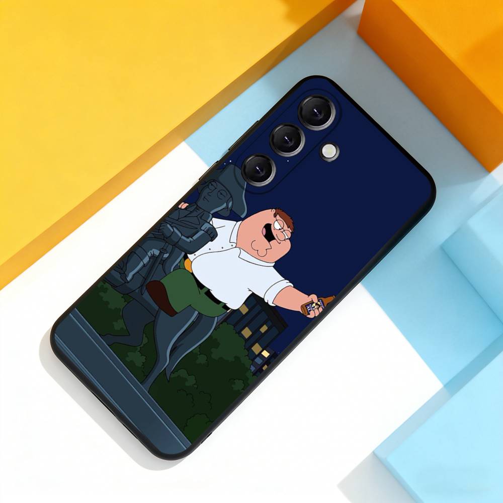 F-Family Funny G-Guy Funny Phone Case For Samsung Galaxy A 22,71,53,52,51,72,73,5G,Note,J7,8,9 Soft Black Cover
