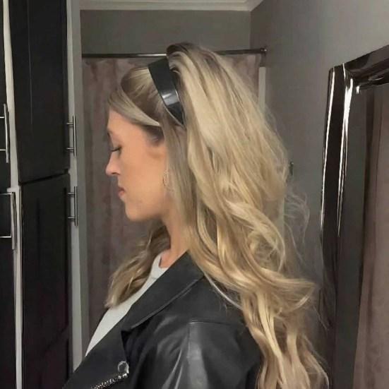 Women Headband Bump-it Up Wide Hair Hoop Adds Volume Natural Lift Hairband Party Lightweight Soft Hair Accessory