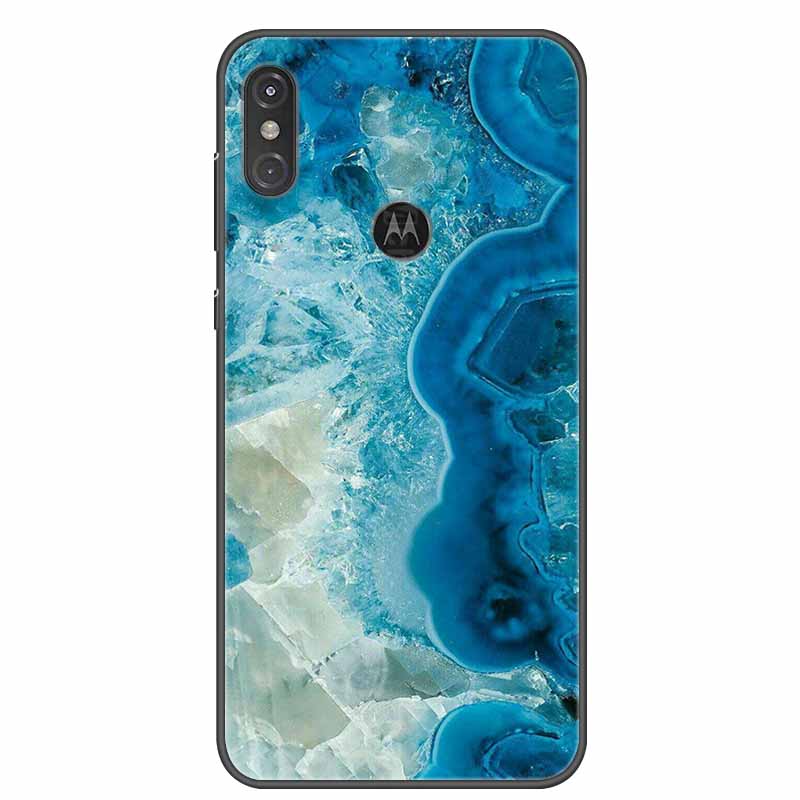 

Чехол для Moto One Vision, роскошный силиконовый мягкий чехол из ТПУ для телефона Motorola Moto One Action, противоударный макро-мраморный чехол Moto One Vision