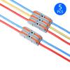 1 In Multiple Out Quick Wiring Connector Universal Splitter Wiring Cable Push-in Can Combined Butt Home Terminal Block SPL 222