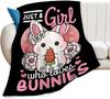 Cute cartoon animals Printed Blanket for Sofa Bed Travel Camping Living Room Office Conditioning Blanket for All Seasons Gifts