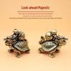 Baxia Dragon Turtle Gourd Ornament: Brass Handcrafted Ins Style Figurine for Home Décor
