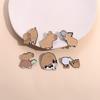 Artistic Animal Brooch Collection Featuring Capybara Stylish Suit Accessory Casual Brooches for Fashion Enthusiasts