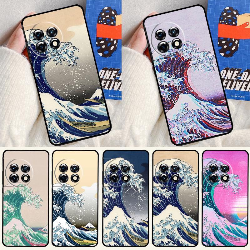 Great Wave off Kanagawa Japan For OnePlus 13 13R 12 12R 11 9 10 Pro 8T 9RT 10T 10R N20 N30 Nord CE 2 3 4 Lite Phone Case